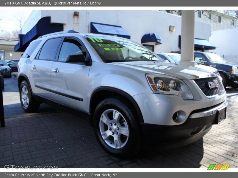 Quicksilver Metallic / Ebony 2010 GMC Acadia SL AWD