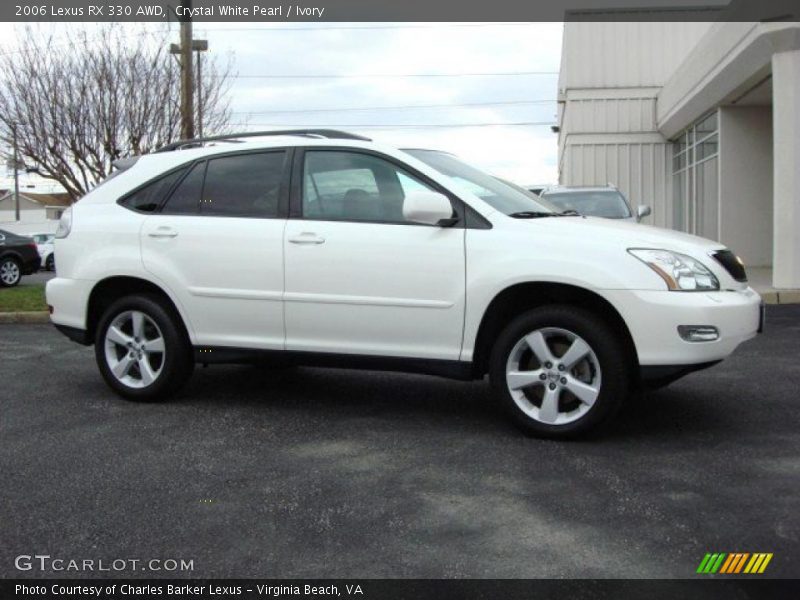 Crystal White Pearl / Ivory 2006 Lexus RX 330 AWD