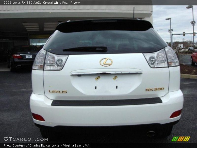 Crystal White Pearl / Ivory 2006 Lexus RX 330 AWD
