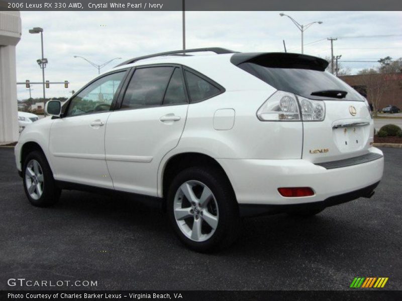 Crystal White Pearl / Ivory 2006 Lexus RX 330 AWD