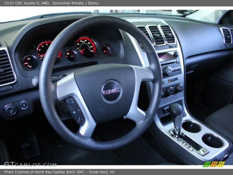 Quicksilver Metallic / Ebony 2010 GMC Acadia SL AWD