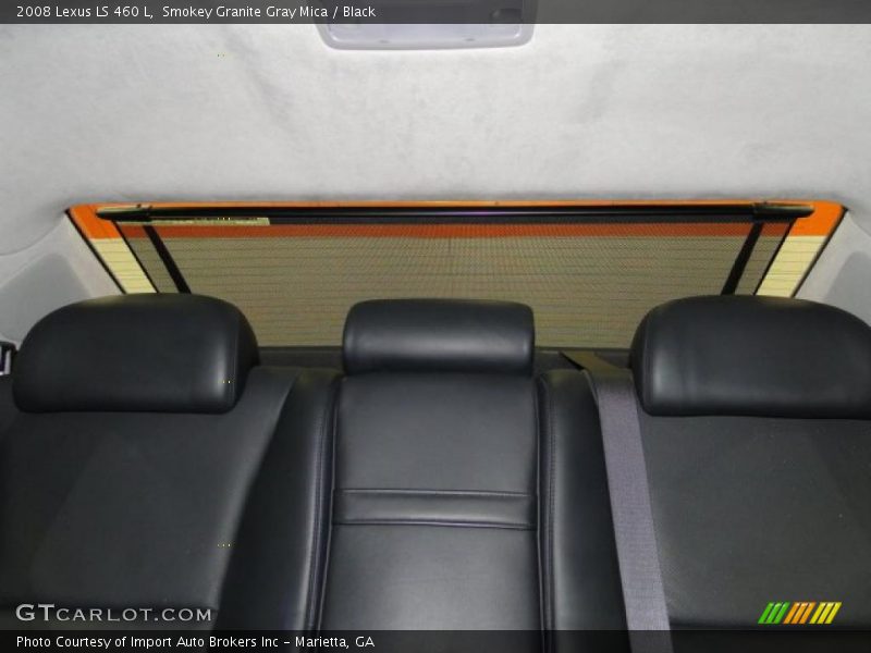 Smokey Granite Gray Mica / Black 2008 Lexus LS 460 L