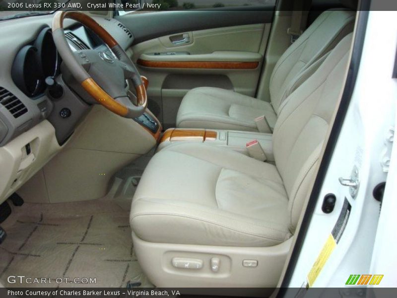 Crystal White Pearl / Ivory 2006 Lexus RX 330 AWD