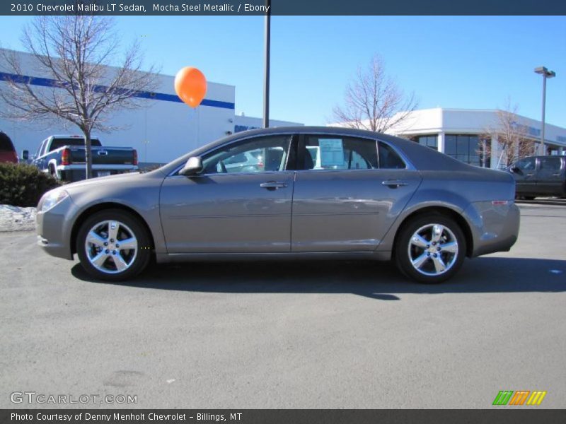 Mocha Steel Metallic / Ebony 2010 Chevrolet Malibu LT Sedan