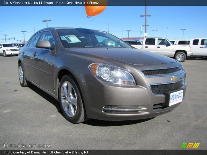 Mocha Steel Metallic / Ebony 2010 Chevrolet Malibu LT Sedan