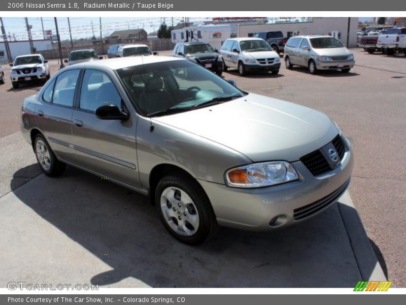Radium Metallic / Taupe Beige 2006 Nissan Sentra 1.8