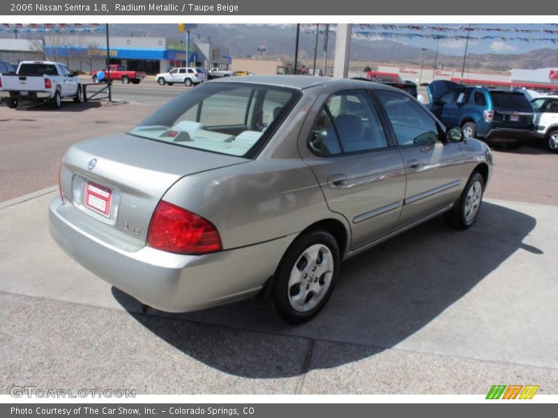 Radium Metallic / Taupe Beige 2006 Nissan Sentra 1.8