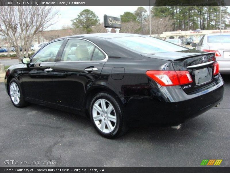 Obsidian Black / Cashmere 2008 Lexus ES 350