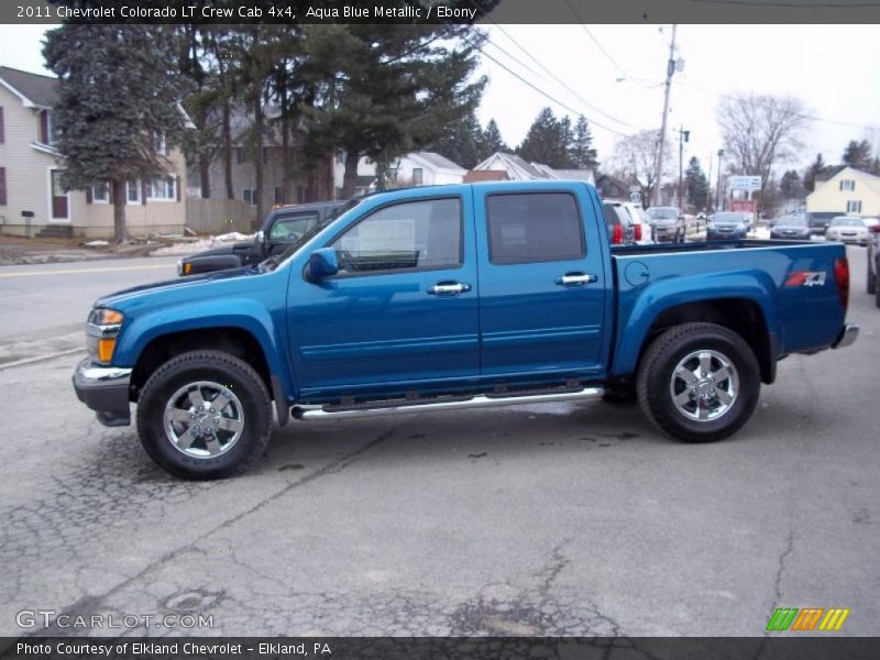  2011 Colorado LT Crew Cab 4x4 Aqua Blue Metallic