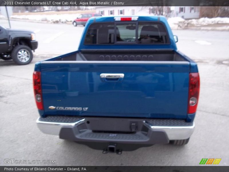 Aqua Blue Metallic / Ebony 2011 Chevrolet Colorado LT Crew Cab 4x4