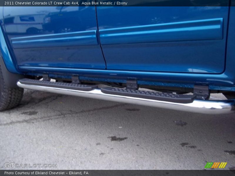 Aqua Blue Metallic / Ebony 2011 Chevrolet Colorado LT Crew Cab 4x4