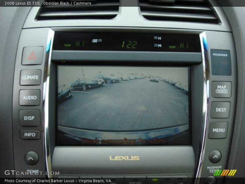 Obsidian Black / Cashmere 2008 Lexus ES 350