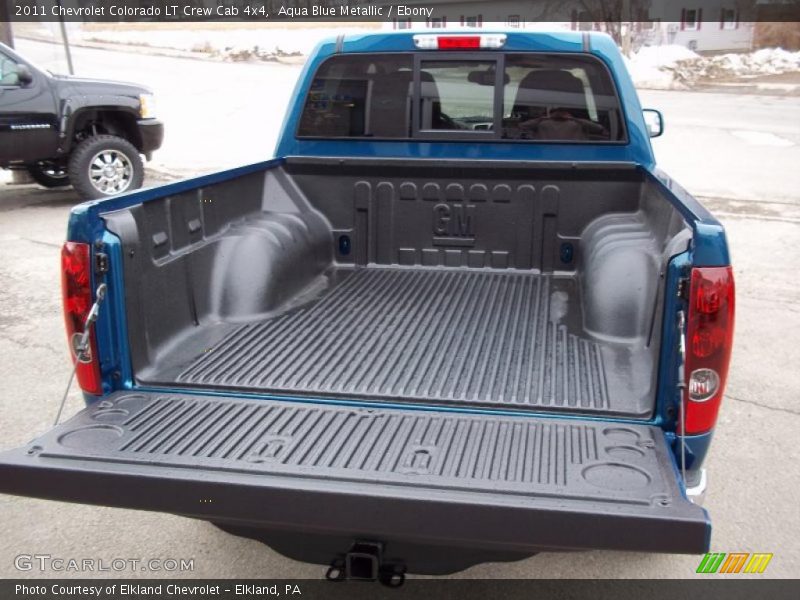Aqua Blue Metallic / Ebony 2011 Chevrolet Colorado LT Crew Cab 4x4