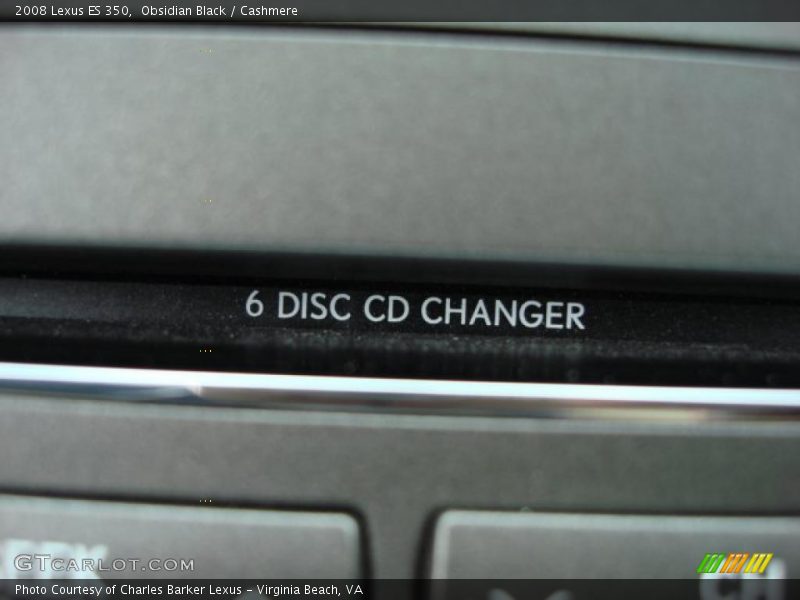 Obsidian Black / Cashmere 2008 Lexus ES 350