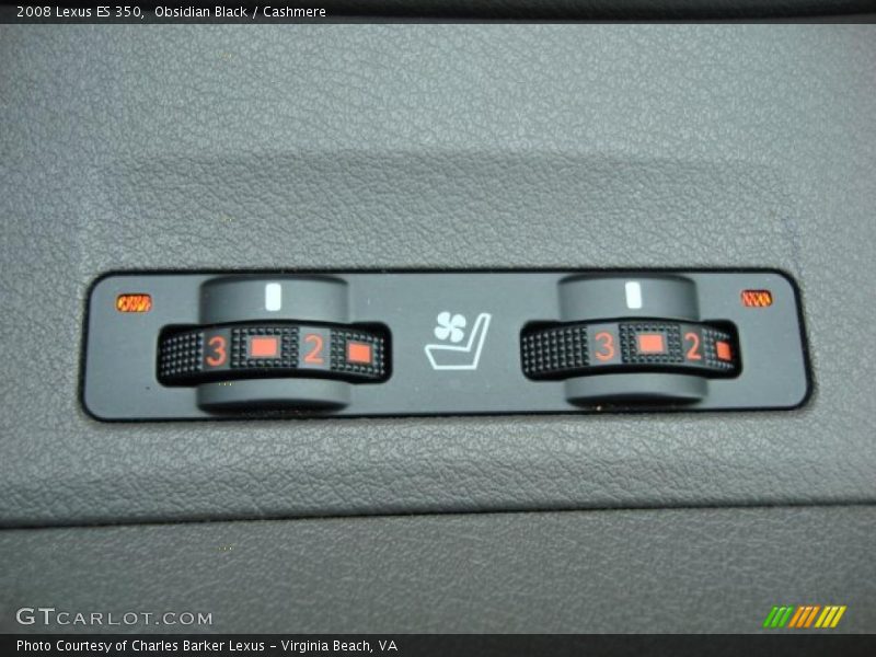 Obsidian Black / Cashmere 2008 Lexus ES 350
