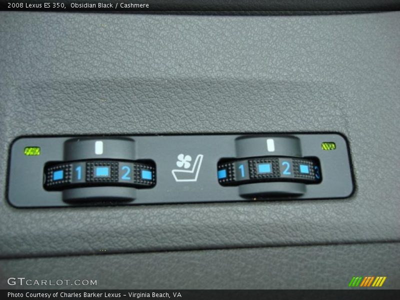 Obsidian Black / Cashmere 2008 Lexus ES 350