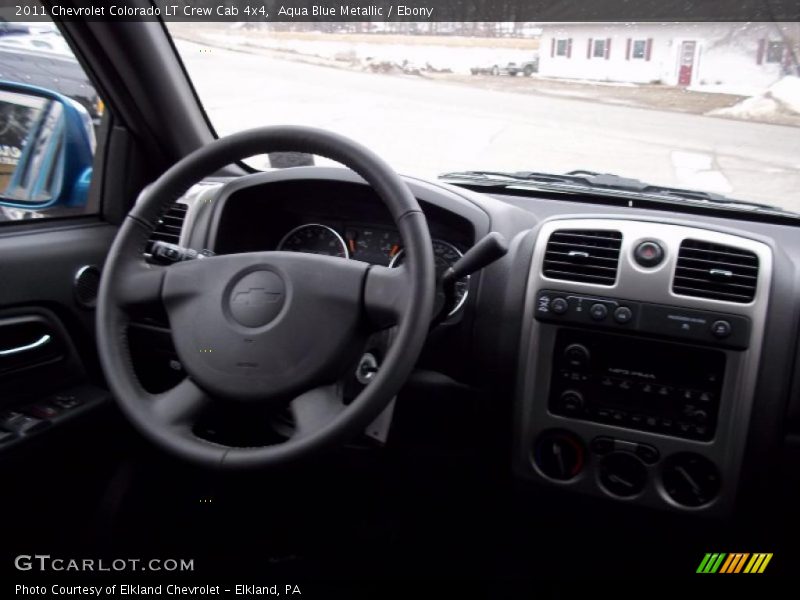 Aqua Blue Metallic / Ebony 2011 Chevrolet Colorado LT Crew Cab 4x4