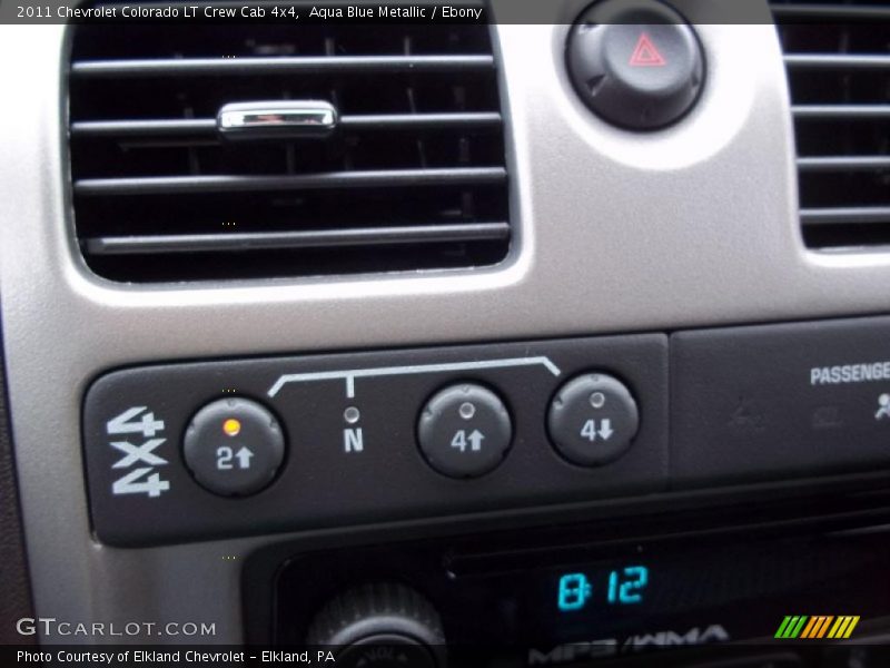 Aqua Blue Metallic / Ebony 2011 Chevrolet Colorado LT Crew Cab 4x4