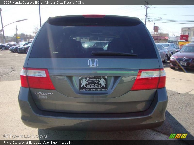 Nimbus Gray Metallic / Olive 2007 Honda Odyssey EX-L