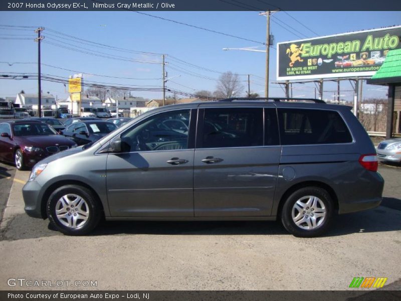 Nimbus Gray Metallic / Olive 2007 Honda Odyssey EX-L