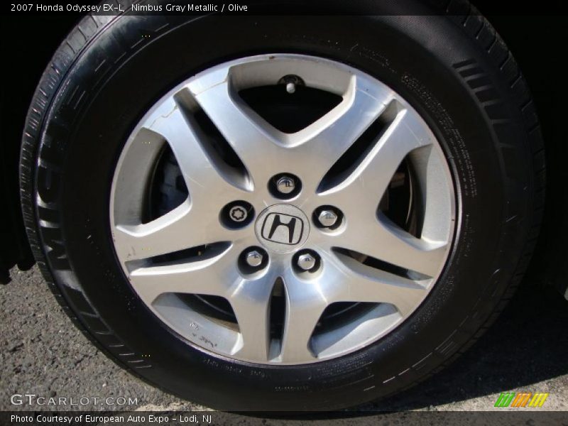 Nimbus Gray Metallic / Olive 2007 Honda Odyssey EX-L