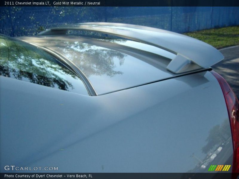 Gold Mist Metallic / Neutral 2011 Chevrolet Impala LT
