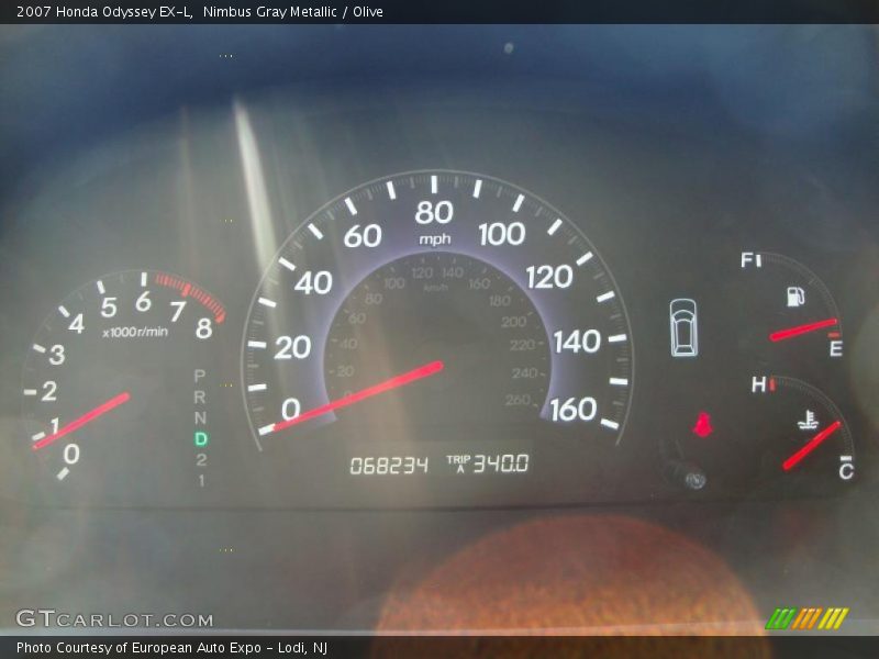 Nimbus Gray Metallic / Olive 2007 Honda Odyssey EX-L