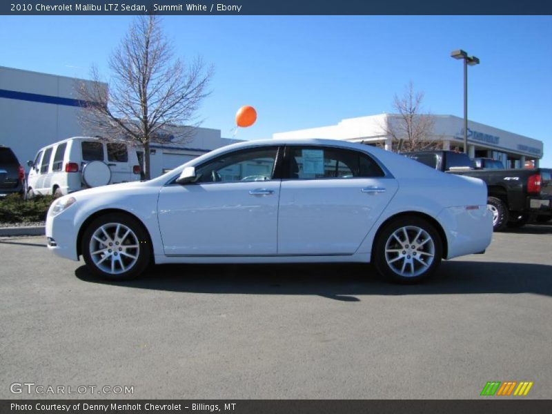 Summit White / Ebony 2010 Chevrolet Malibu LTZ Sedan
