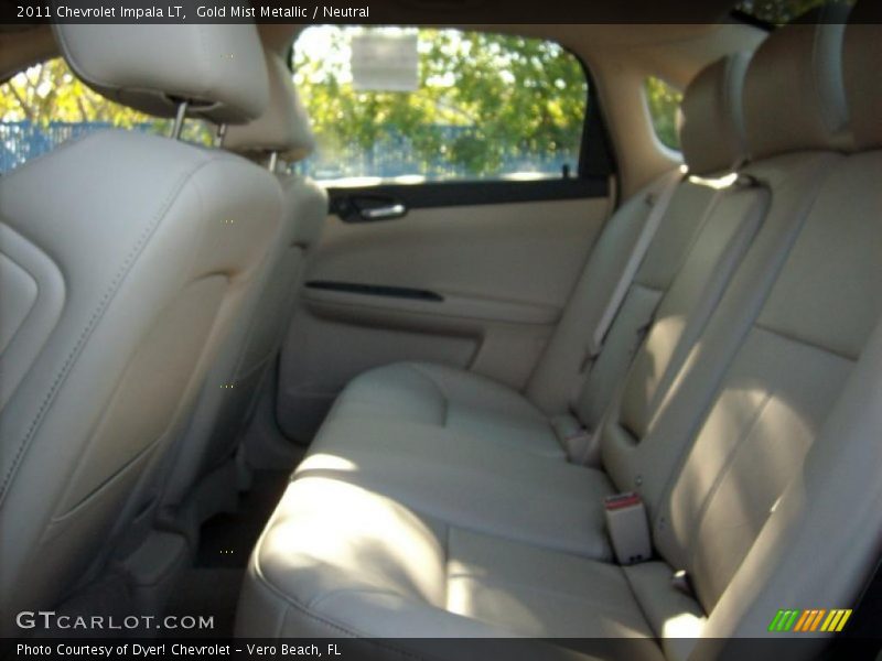 Gold Mist Metallic / Neutral 2011 Chevrolet Impala LT