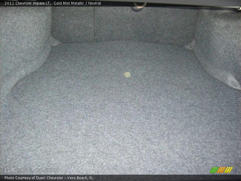 Gold Mist Metallic / Neutral 2011 Chevrolet Impala LT