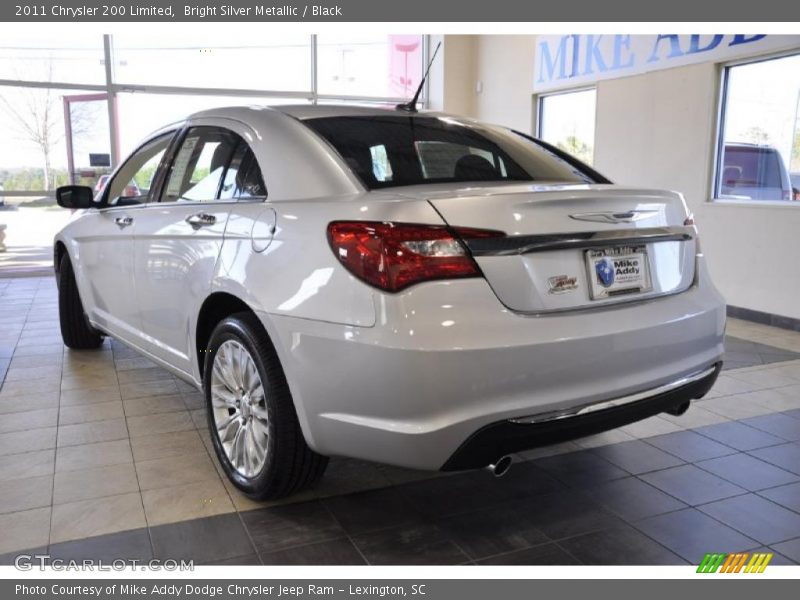 Bright Silver Metallic / Black 2011 Chrysler 200 Limited
