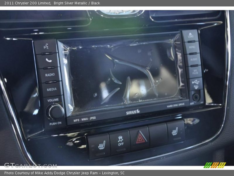 Bright Silver Metallic / Black 2011 Chrysler 200 Limited