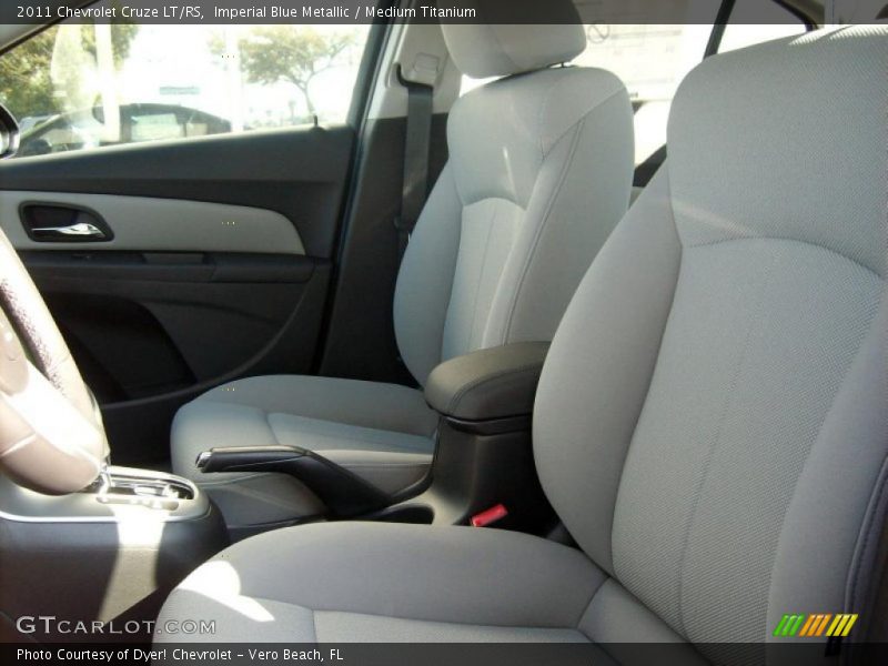 Imperial Blue Metallic / Medium Titanium 2011 Chevrolet Cruze LT/RS