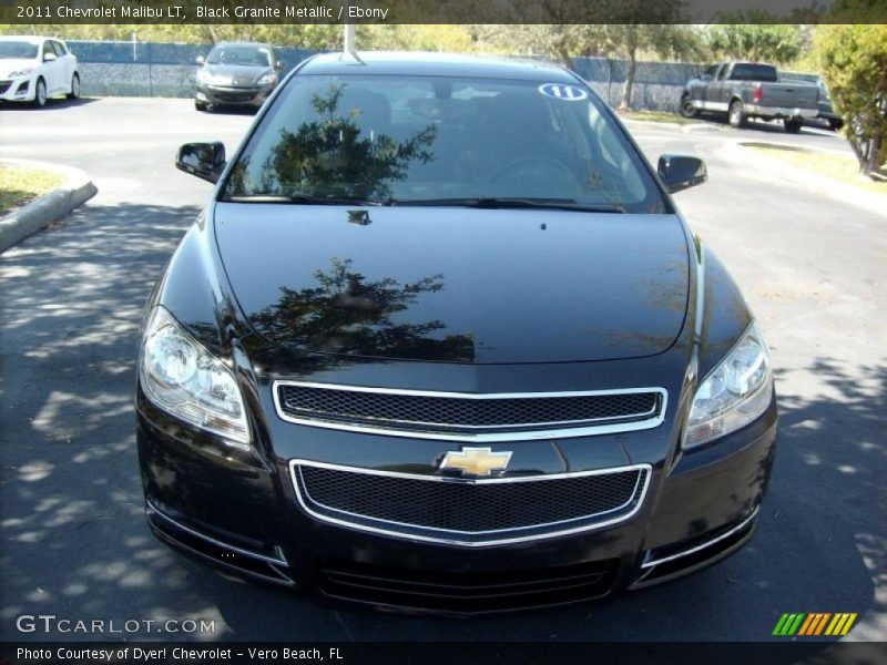 Black Granite Metallic / Ebony 2011 Chevrolet Malibu LT