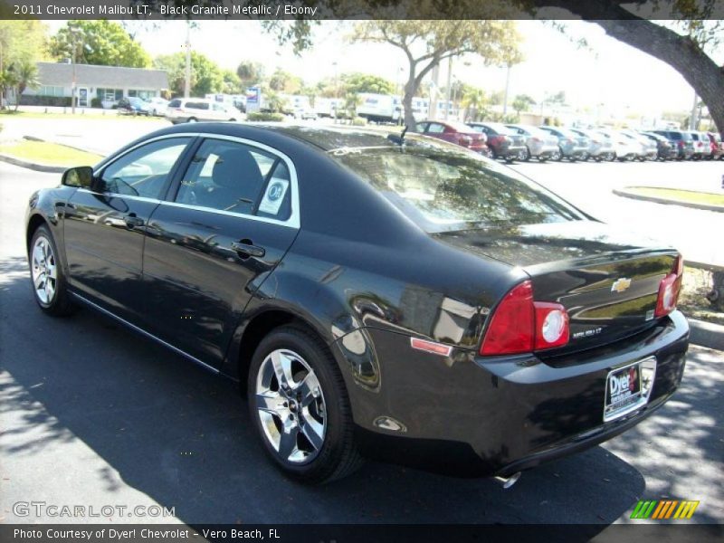 Black Granite Metallic / Ebony 2011 Chevrolet Malibu LT