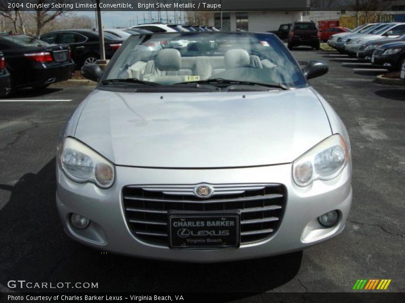 Bright Silver Metallic / Taupe 2004 Chrysler Sebring Limited Convertible