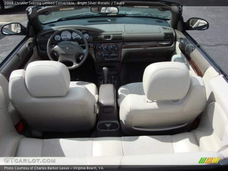 Bright Silver Metallic / Taupe 2004 Chrysler Sebring Limited Convertible