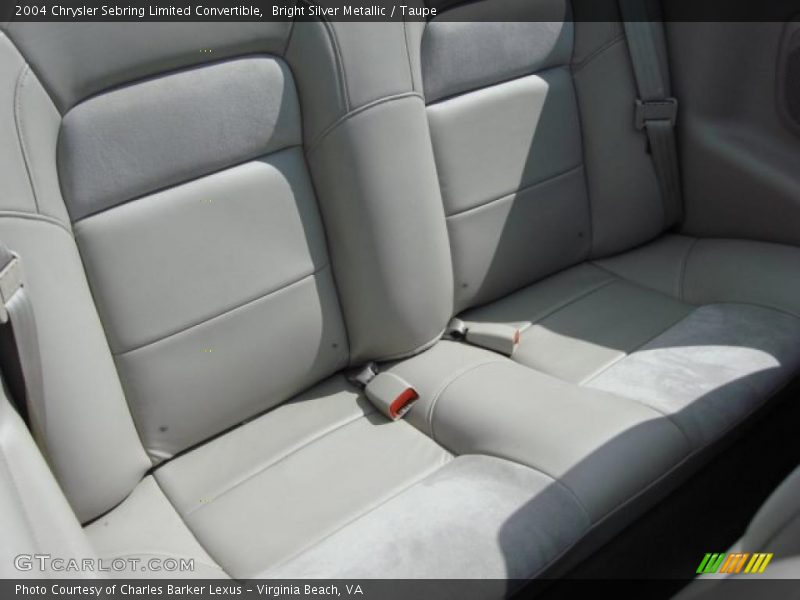 Bright Silver Metallic / Taupe 2004 Chrysler Sebring Limited Convertible