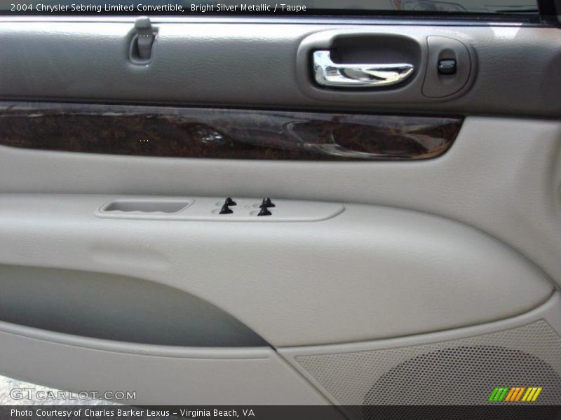 Bright Silver Metallic / Taupe 2004 Chrysler Sebring Limited Convertible