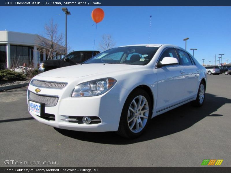 Summit White / Ebony 2010 Chevrolet Malibu LTZ Sedan