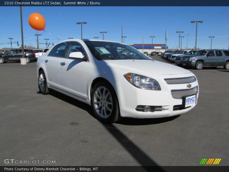 Summit White / Ebony 2010 Chevrolet Malibu LTZ Sedan