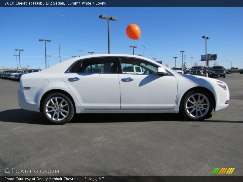 Summit White / Ebony 2010 Chevrolet Malibu LTZ Sedan