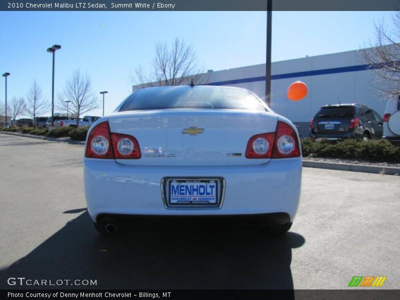 Summit White / Ebony 2010 Chevrolet Malibu LTZ Sedan