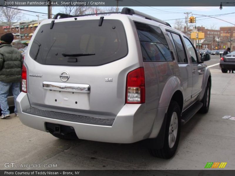 Silver Lightning / Graphite 2008 Nissan Pathfinder SE 4x4