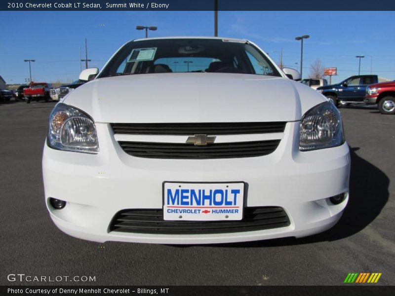 Summit White / Ebony 2010 Chevrolet Cobalt LT Sedan