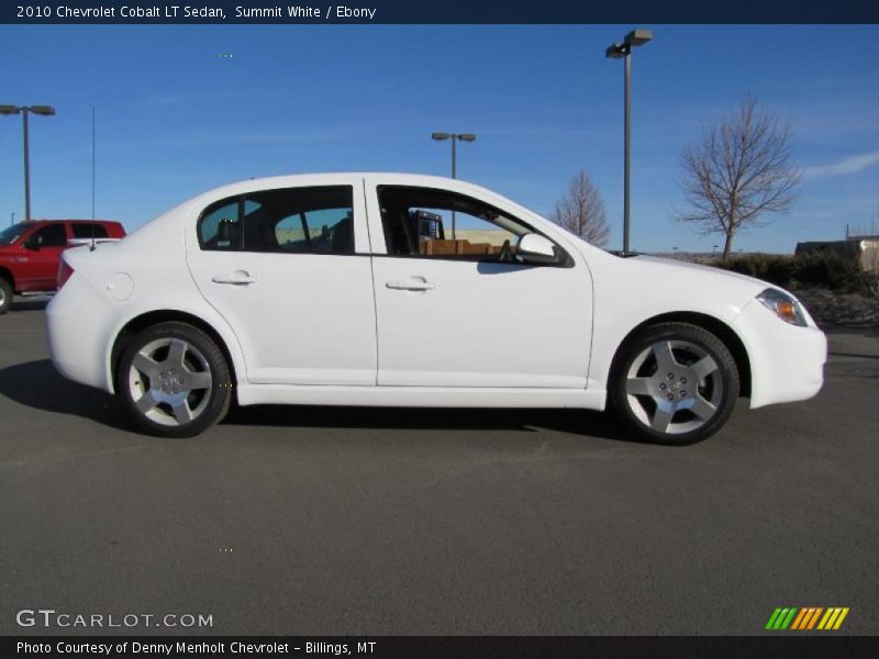 Summit White / Ebony 2010 Chevrolet Cobalt LT Sedan