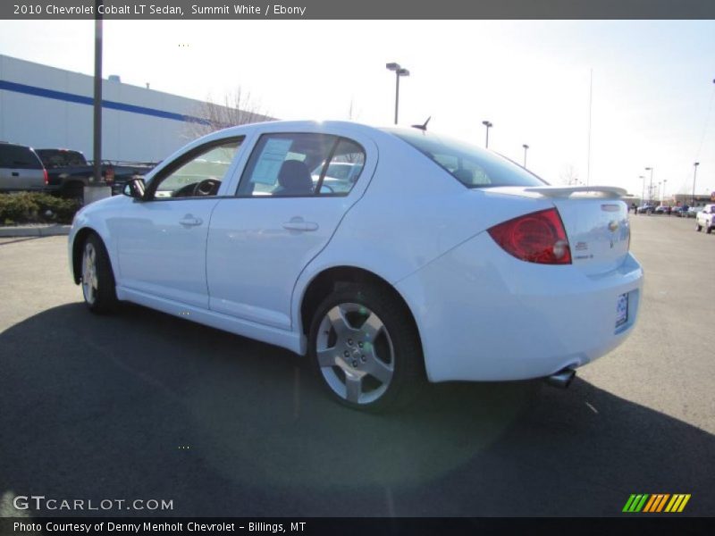 Summit White / Ebony 2010 Chevrolet Cobalt LT Sedan