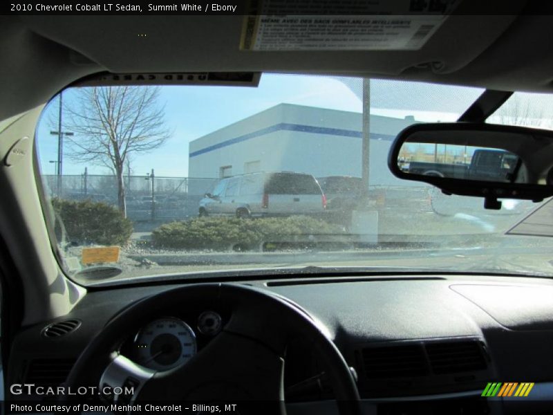 Summit White / Ebony 2010 Chevrolet Cobalt LT Sedan