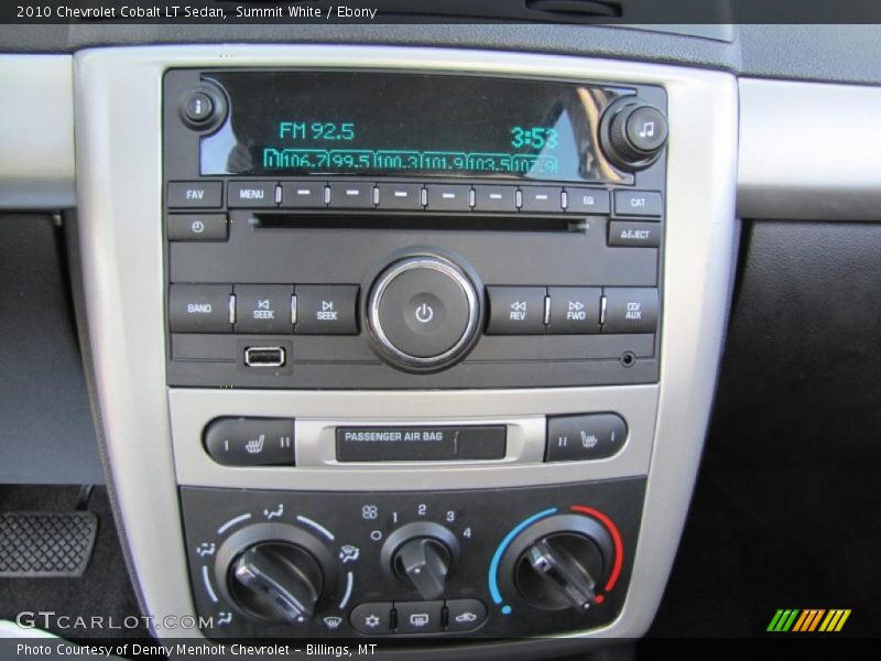 Summit White / Ebony 2010 Chevrolet Cobalt LT Sedan