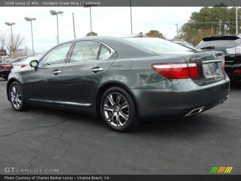 Verdigris Green Mica / Cashmere 2008 Lexus LS 460